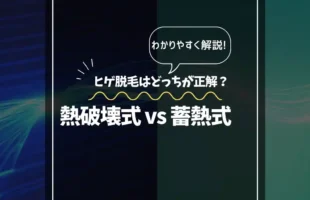 熱破壊式vs蓄熱式